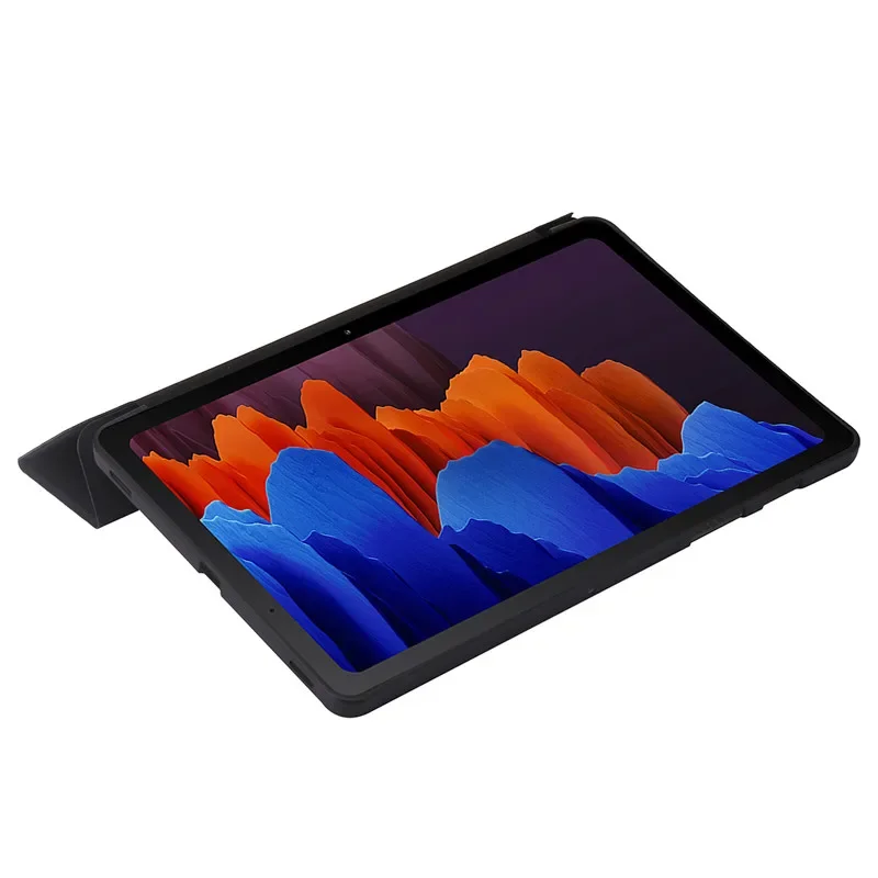 Funda para Lenovo Tab P11 Plus Case 11 Polegada Trifold Plutônio Leaher Macio Voltar Suporte Tablet para Lenovo Tab P11 Case tb J616f J606f J606l - Imagem 4