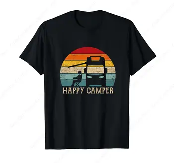 Happy Camper Summer Breathable T-Shirt 1