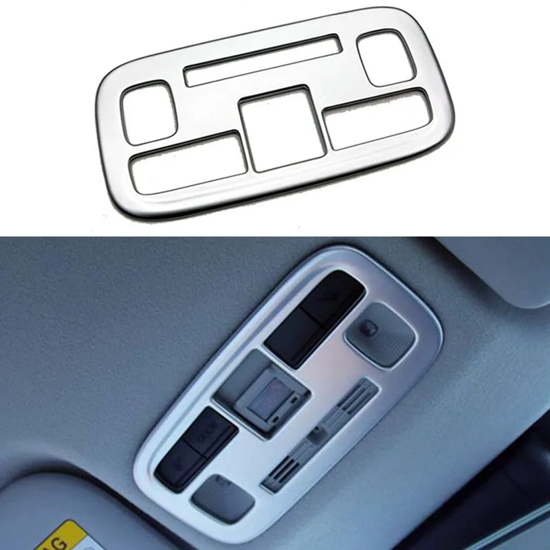 

For Toyota Sienta 2022 2023 Car-Styling ABS Chrome plated Front Inside Reading Lamp Light Housing Cover Trim