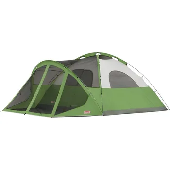 Evanston Screened Camping Tent, 6/8 Person Weatherproof Tent with Roomy Interior Includes Rainfly, Carry Bag, Easy Setup 2