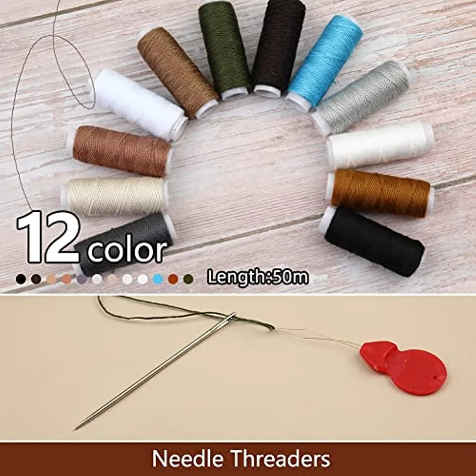 45Pcs Leather Sewing & Upholstery Repair Kit 4