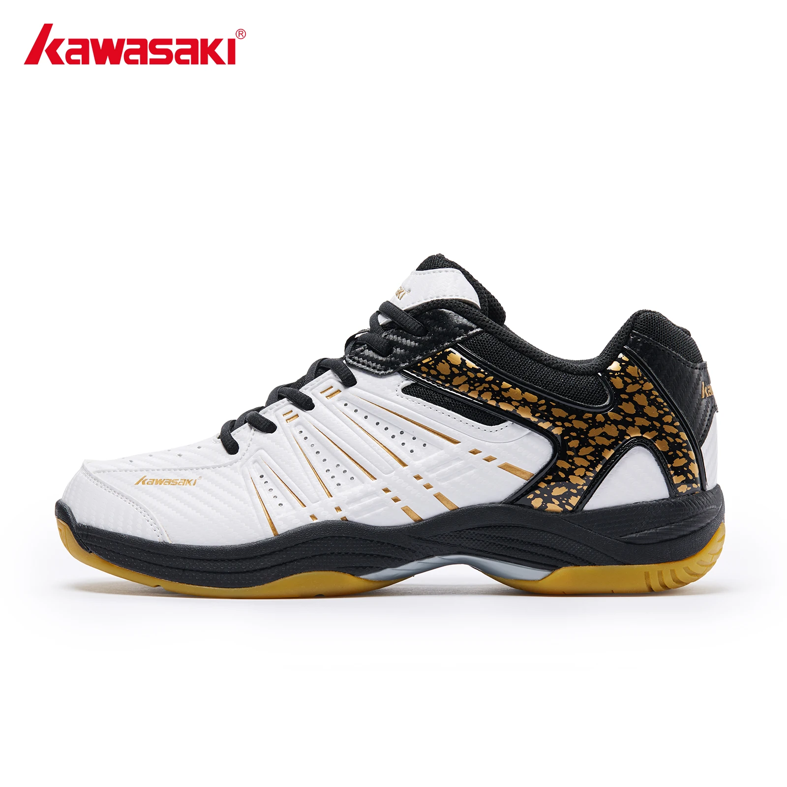 Kawasaki-Sapatos Profissionais de Badminton para Homens e Mulheres, Sapatos Esportivos Anti-Escorregadio, Tênis Respiráveis, K-063