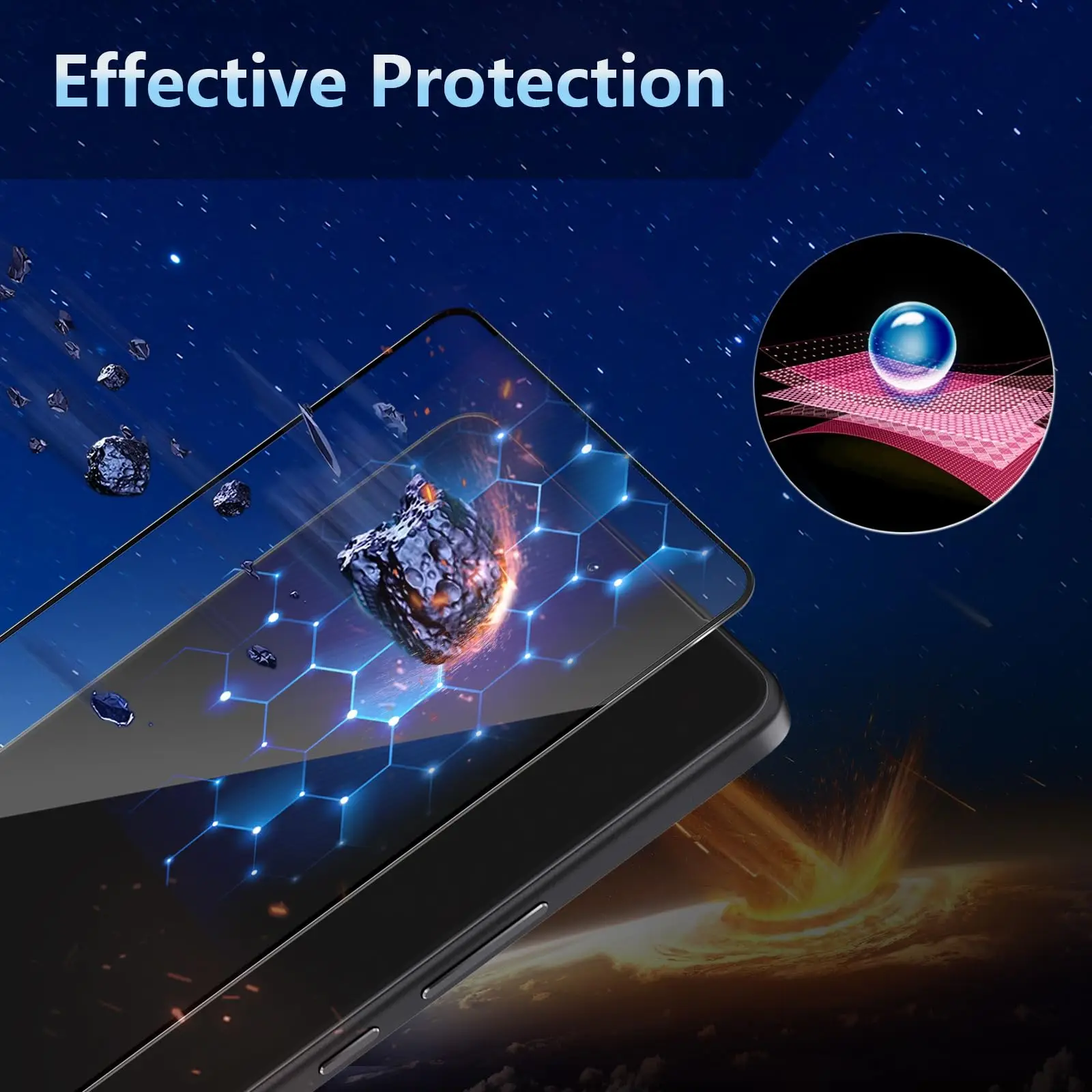 Premium 6.78 Tempered Glass Screen Protector – Crystal Clear 9H Hardness