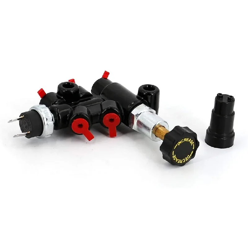 Brake Proportional Valve Set 260-13190 Adjustable Knob Proportioning Valve Kit Direct Replacement With Bracket 260-11179