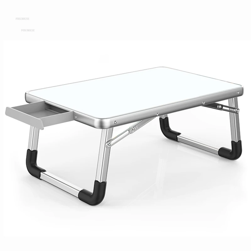 Simple Foldable Children's Tables Multi-function Computer Desk Home Drawing Board Tables Children's Writing Desk Bed Study Table