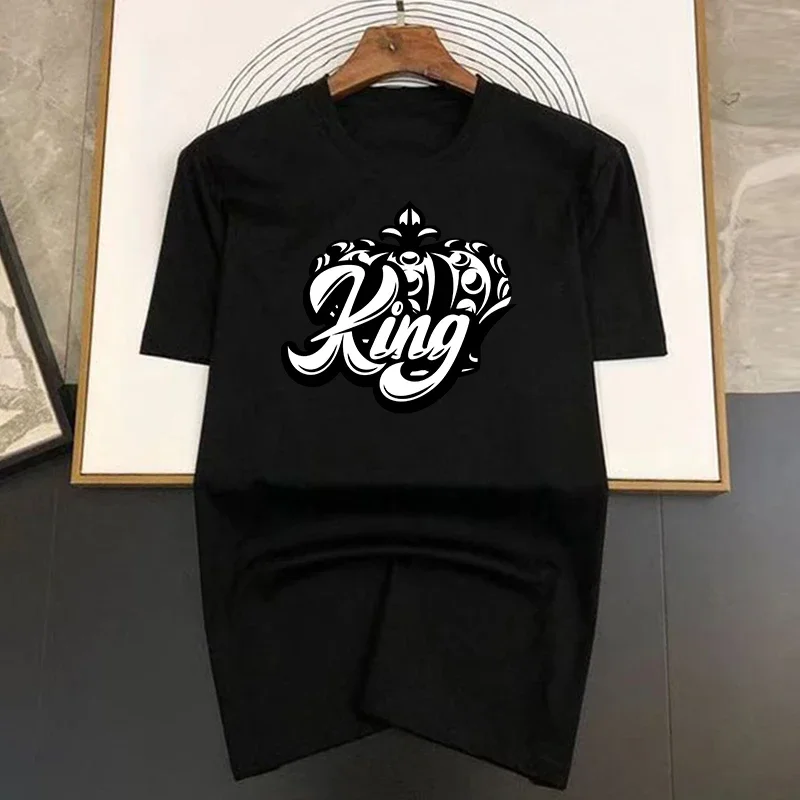 

Футболка Мужская/Женская хлопковая с коротким рукавом и круглым вырезом