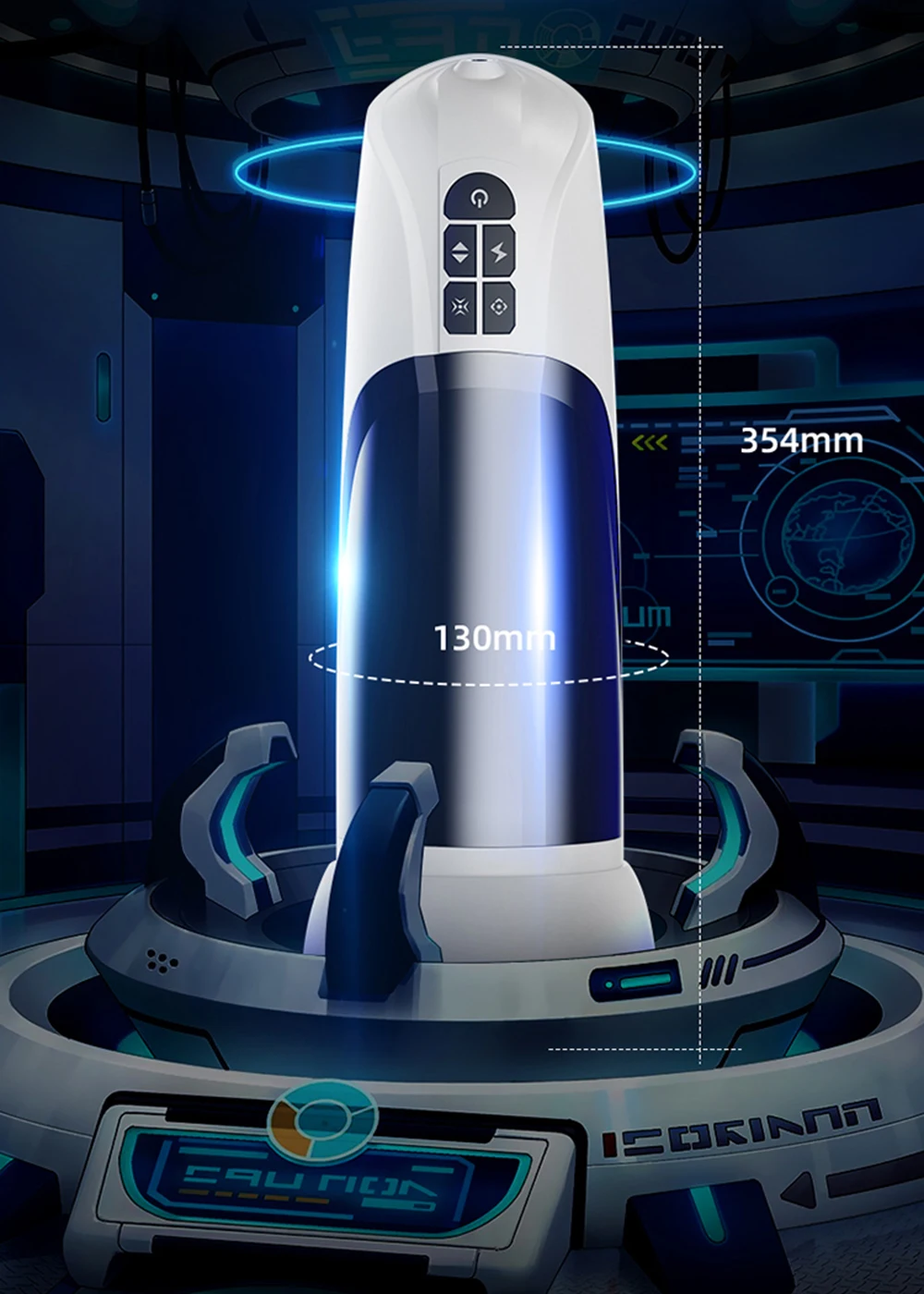 Automatic 6-in-1 Telescopic Suction Masturbator Cup For Men_voghion.com