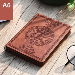 Vintage Leather Notebook Diary Journal - Portable, Easy to Use, and Ideal Gift (Brown)