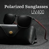 2024 Square Frame Polarized Sunglasses Men Women New Fashion UV400 Shades Eyewear Unisex Male Vintage Sun Glasses for Sports