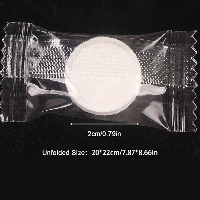 10-100pcs Disposable Compressed Facial Mask Portable Travel Non-woven Face Mask Skin Care Cotton Wrapped Masks Paper Wholesale