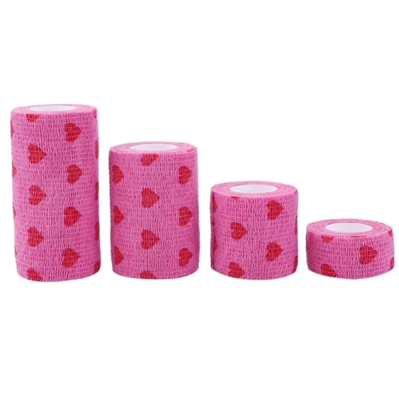 Animal Pattern Printing Self-adhesive Elastic Bandage Knee Joint First Aid Kit Pet Tape