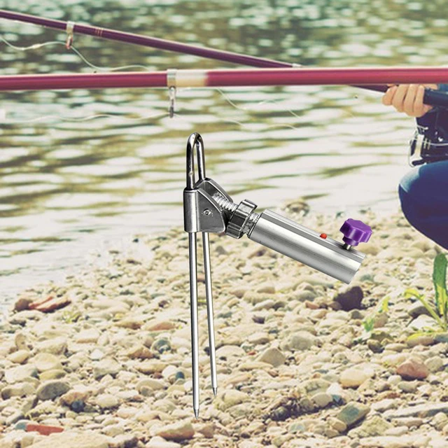 Fishing Rod Holder for Ground Outdoor Fish Pole Holder for Sand Bank Fishing  Rod Rack Stand Support for Lake Seaside River Beach - AliExpress