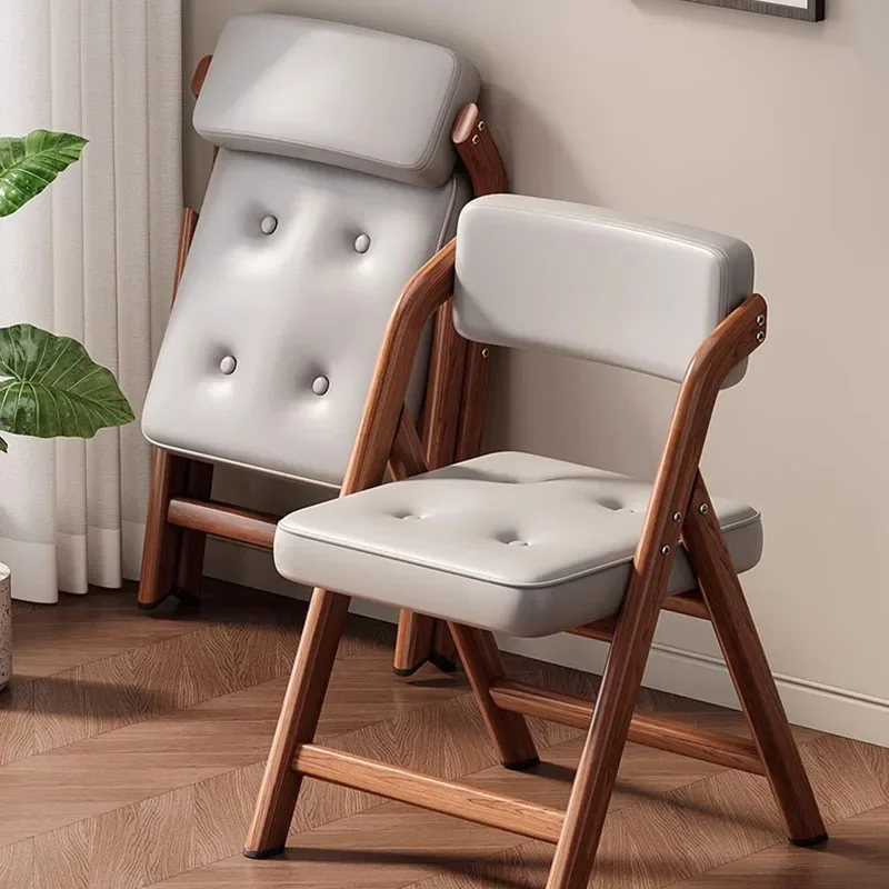 Folding Kitchen Furniture Dining Chairs Household Living Room Backrest Office Desk Chair Cadeiroes De Sala Leisure Chess Chairs