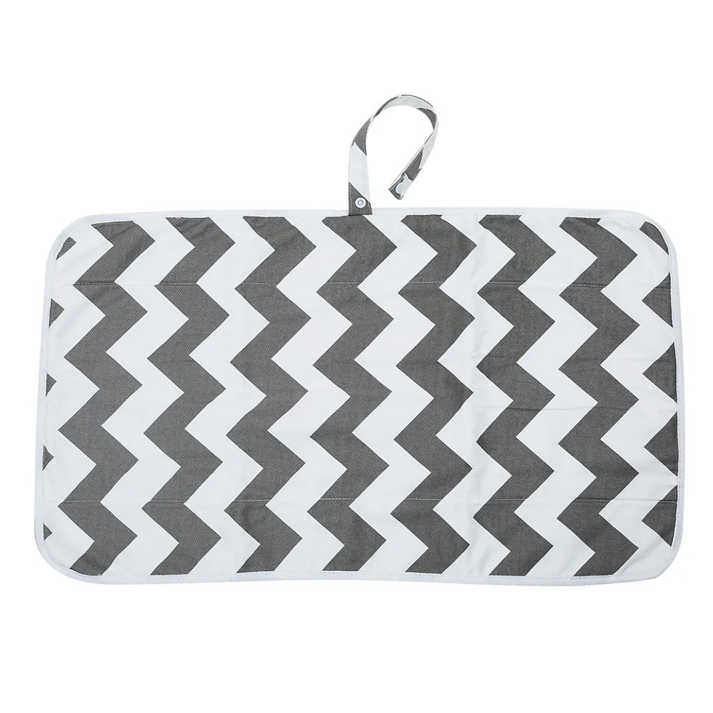Travel Changing Pad-Cotton Waterproof Baby Diaper Changing Pad for Girls Boys