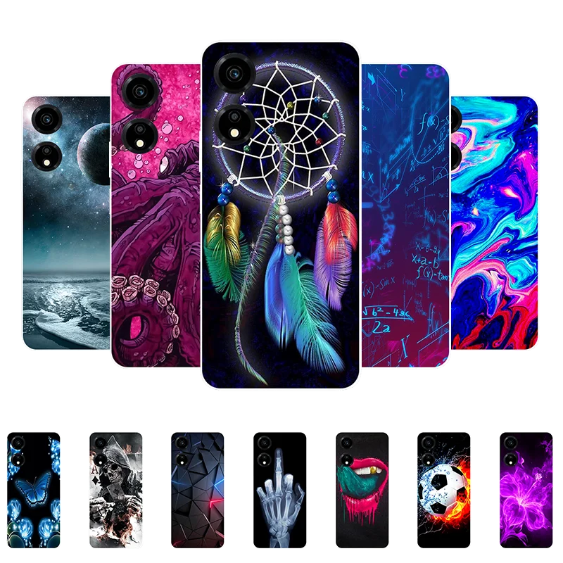 Per Honor X5 X5Plus Custodia Posteriore In Silicone Morbido Antiurto Per Honor X5 Plus Wod-Lx1 X5 Cover Funda Per Telefono Per Honorx5 X5 Plus