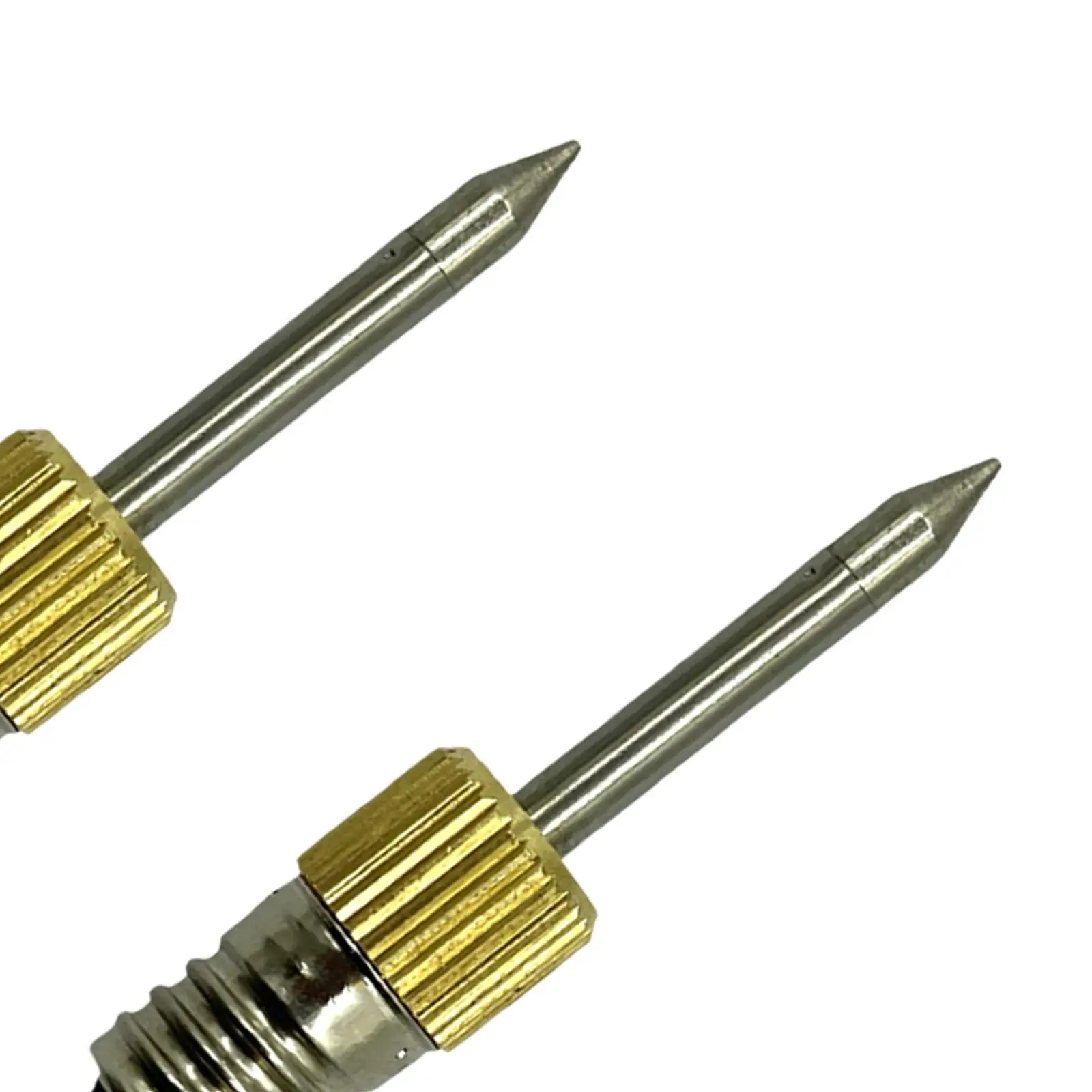 Soldering Iron Tips Threaded Solder Welding Tips Professional for Tool , 3pcs Gold