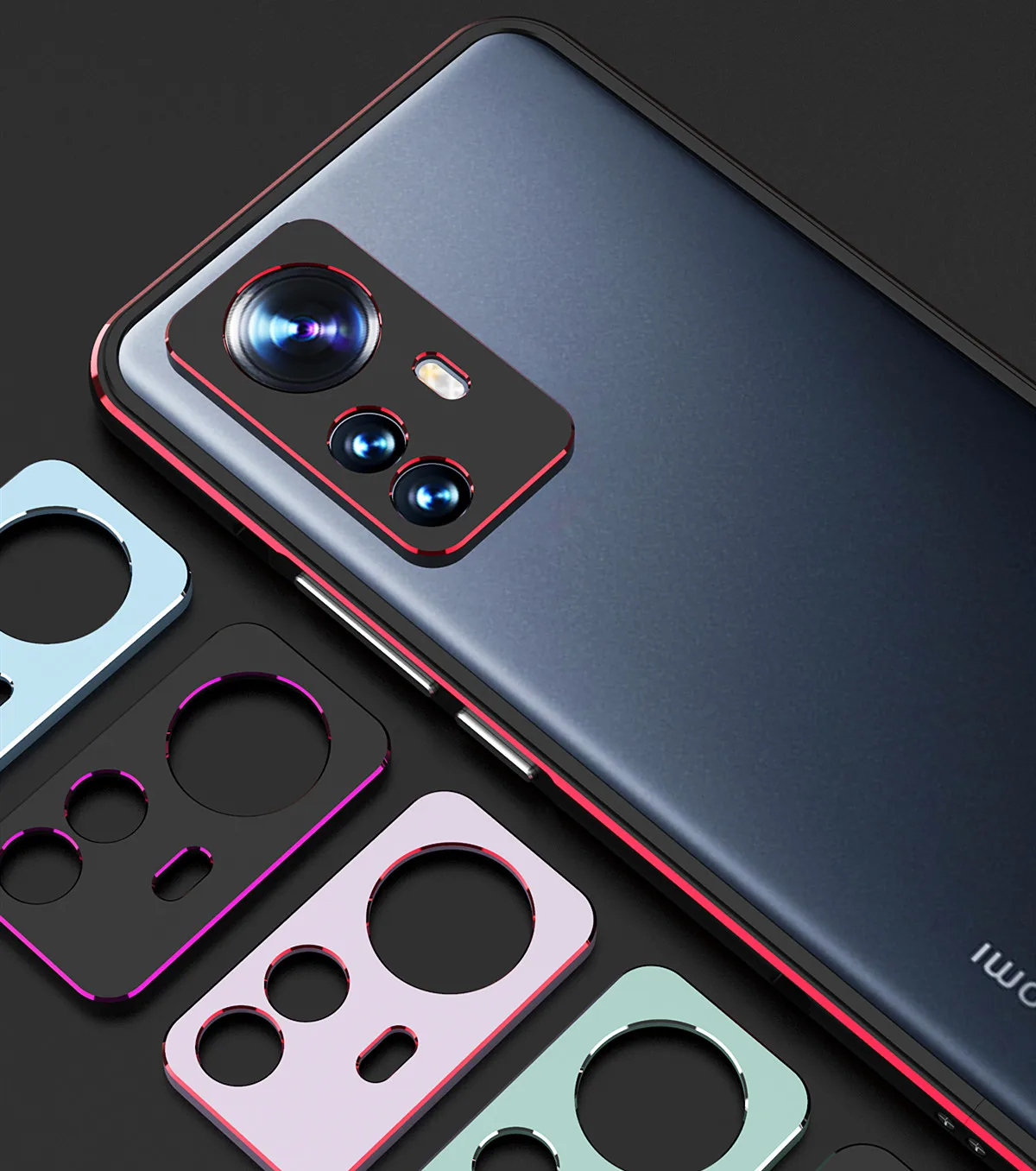 

Bumper Case For Xiaomi Mi 12/ 12 Pro/12X Aluminum metal Frame Bumper Cover case+carmera Protector