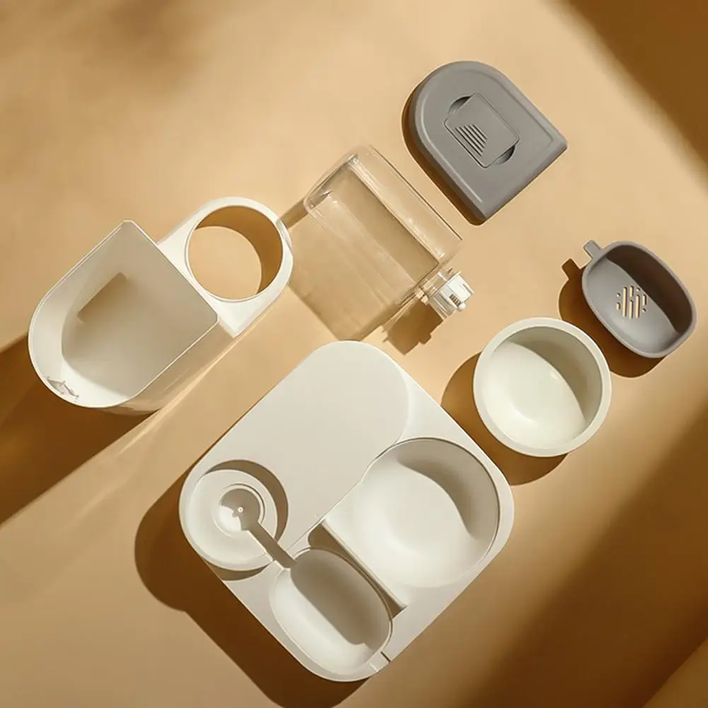 Automatic Gravity Food and Water Dispenser, Grande capacidade Pet alimentação e beber integrado para pequeno e grande Pet, 2 em 1
