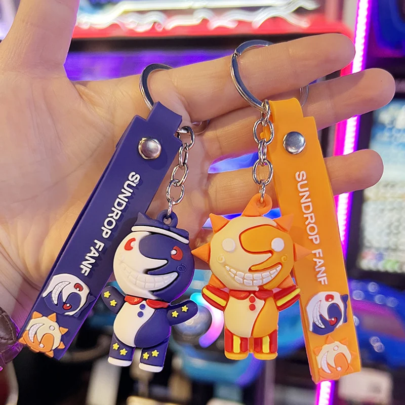 Fnaf Sundrop Action Figures Portachiavi Toys Brake Mangle Freddy Foxy Fazbear Boss Doll Game Pennant Portachiavi Regalo