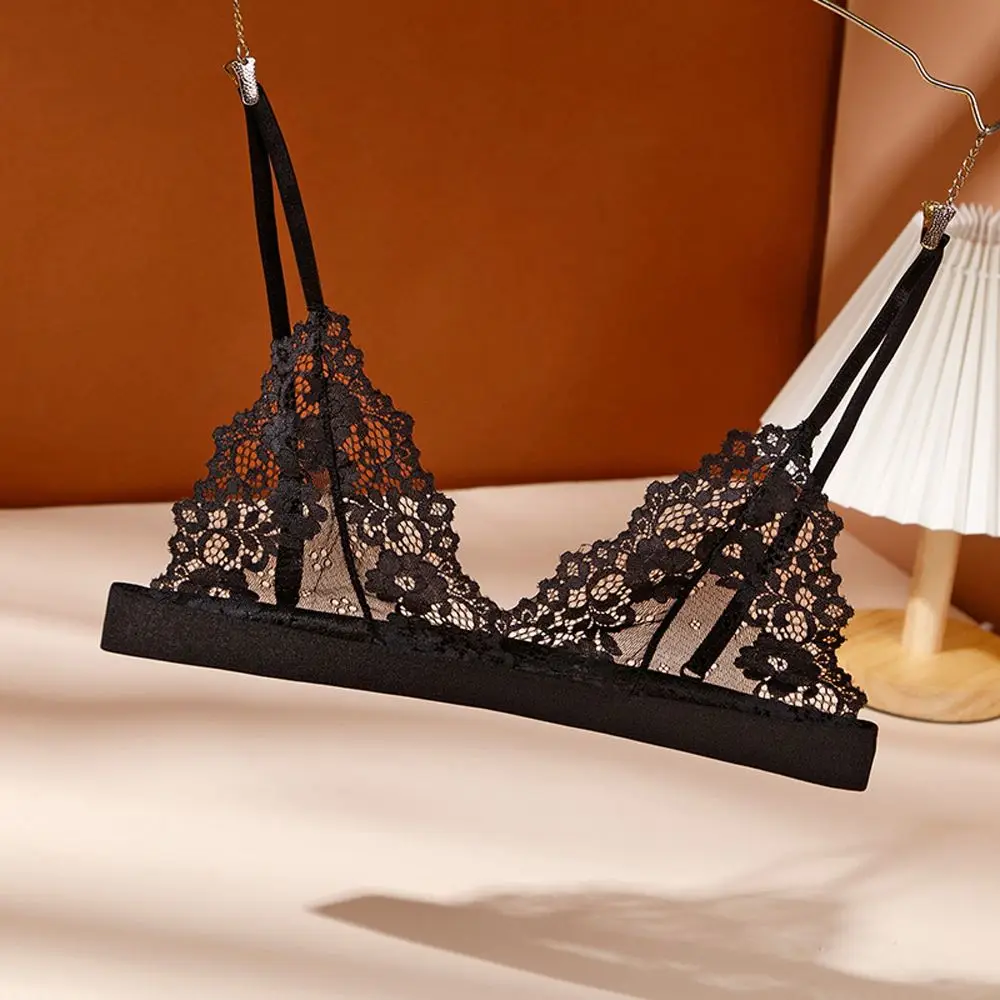 

Bra For Woman Flower Lace Thin Underwear Female Transparent Bras For Women Lace Sexy Lingerie Bralette For Ladies