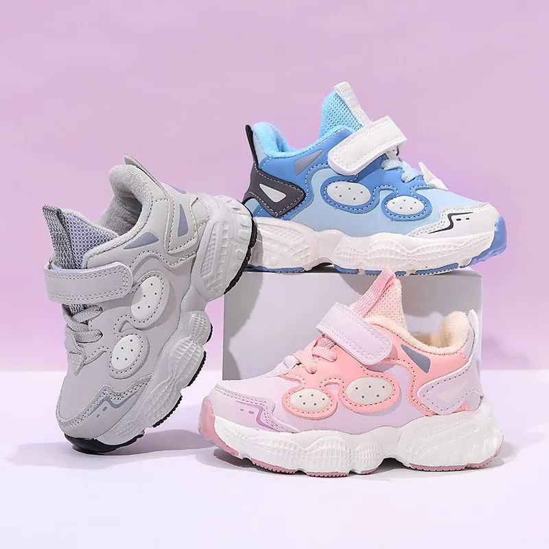 

Кроссовки детские из хлопка, на плоской подошве, размеры 22-31