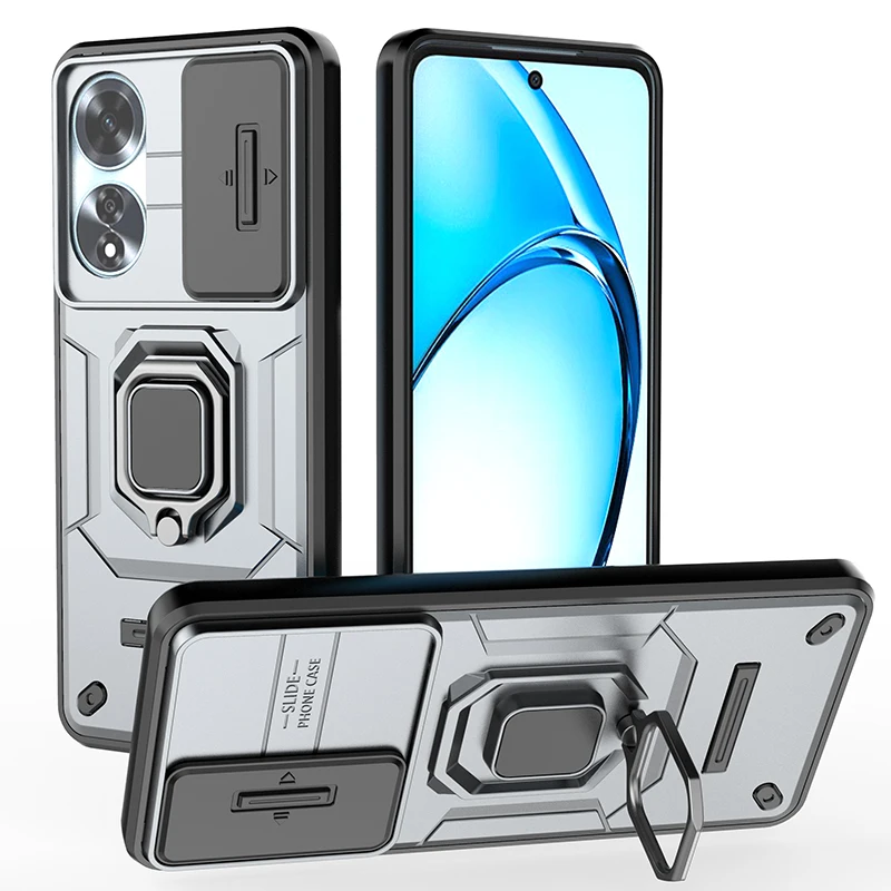 Armor Shockproof Case with Ring Magnetic Holder - Protective Cover Coque s Capa