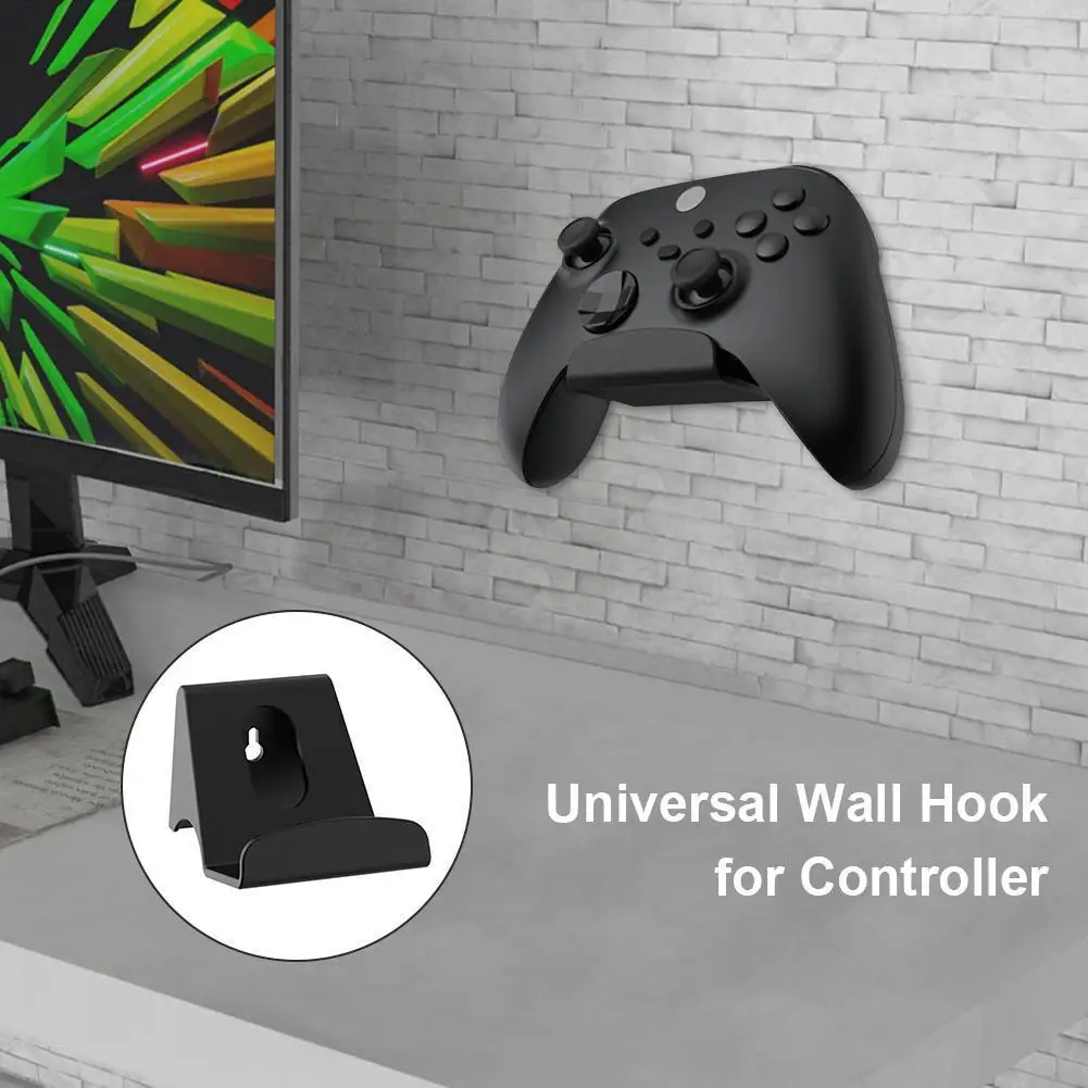 Wall Mounted Game Controller Headset Hanging Holder for PS4 PS5 Xbox Switch Pro