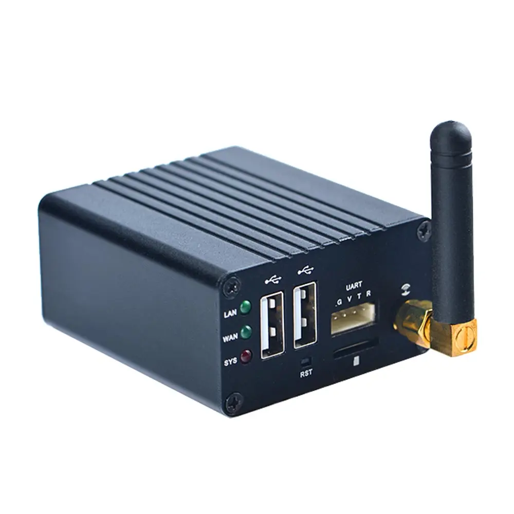 Nanopi R1 Allwinner H3 512MB/1GB 듀얼 이더넷 포트, 와이파이 및 블루투스, 온보드 eMMC, USB 및 시리얼 포트 포함