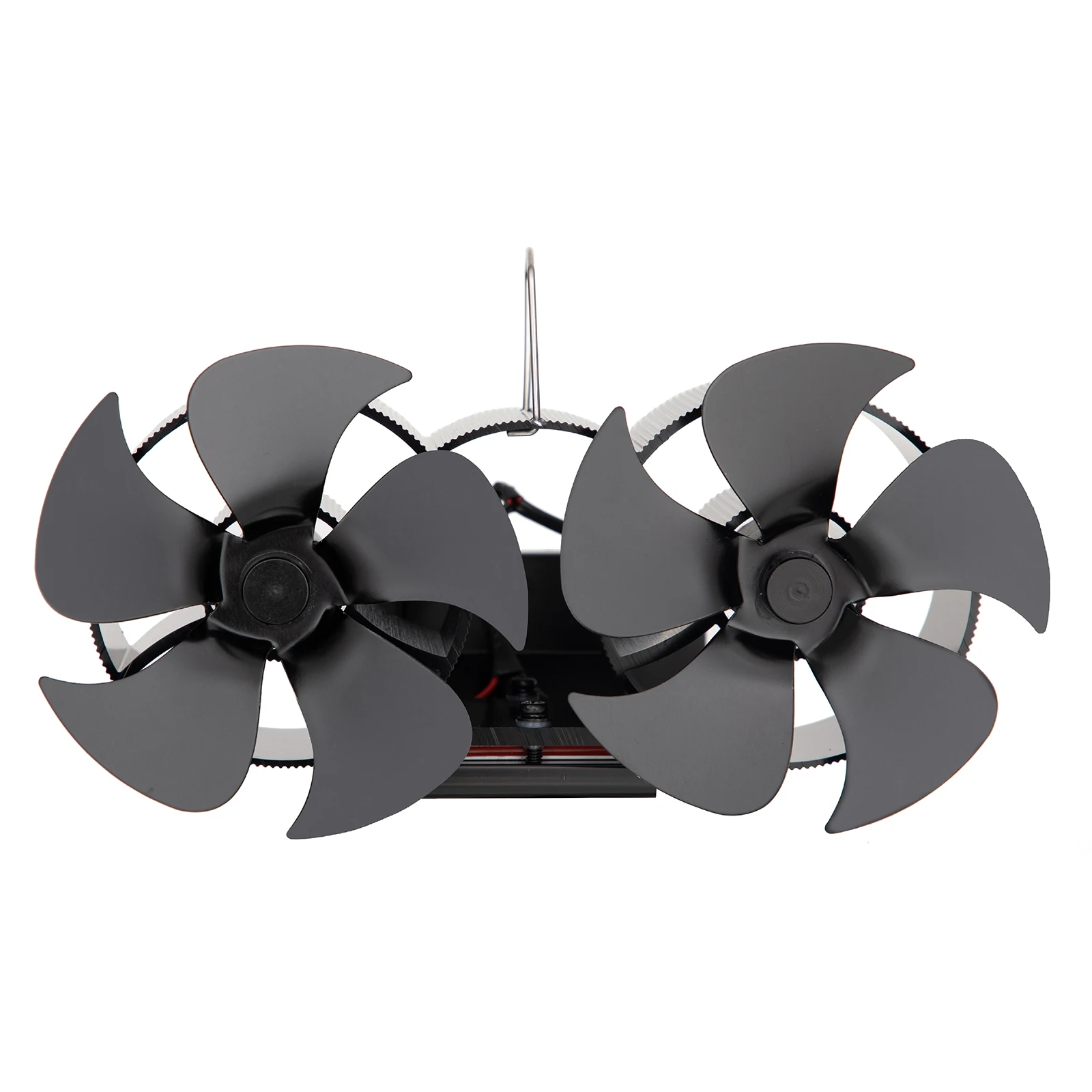 

Mini Stove Fan Heat Powered Fireplace Fan Log Wood Burner Eco-fan Quiet 5 Blade Fireplace Fan Home Winter Warm Heat Distribution