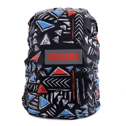 【A1】Reflective Backpack Cover Camping Night Safety Backpack Rain Cover Full Printed Backpack Waterproof And Dustproof Cover