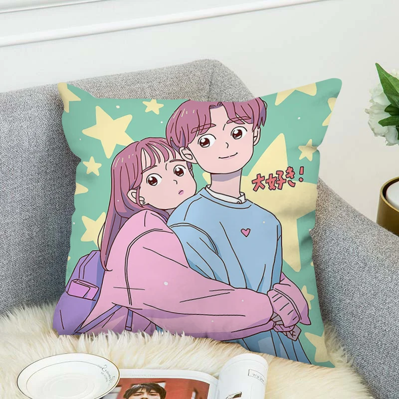 

ZZIFAN-Z Pillow Cases Decorative Cushions for Bed Fall Decoration Pillowcase 40*40 Cushion Cover 50x50 Ornamental Pillows 45*45