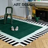Retro Light Luxury Living Room Decoration Carpet Ins Irregular Bedroom Bedside Large Area Carpet Modern Balcony Porch Entry Rug 1