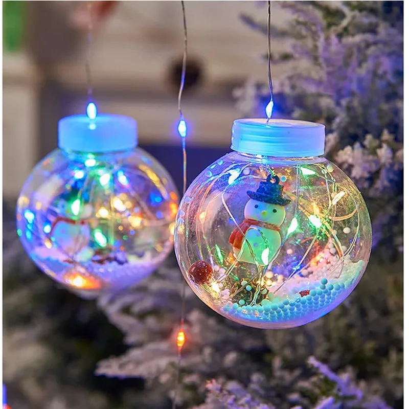 Christmas Decoration LED Holiday Light 8 Flashing Modes Wishing Ball Festoon String Light For Home Room Shopwindow Decor Lamp