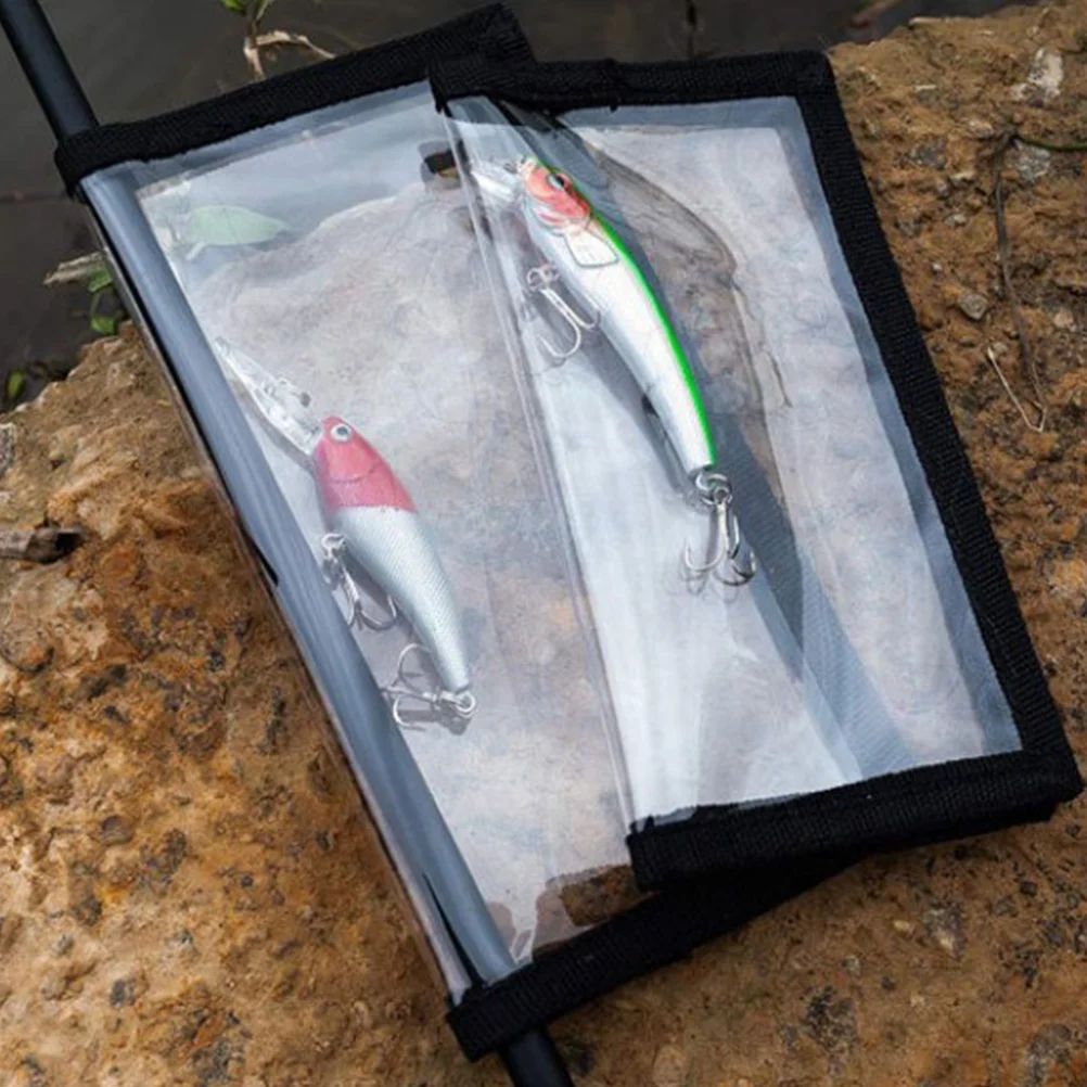

Outdoor Hanging Hooks Bait Protector Fishing Lures Transparent Protective Cover