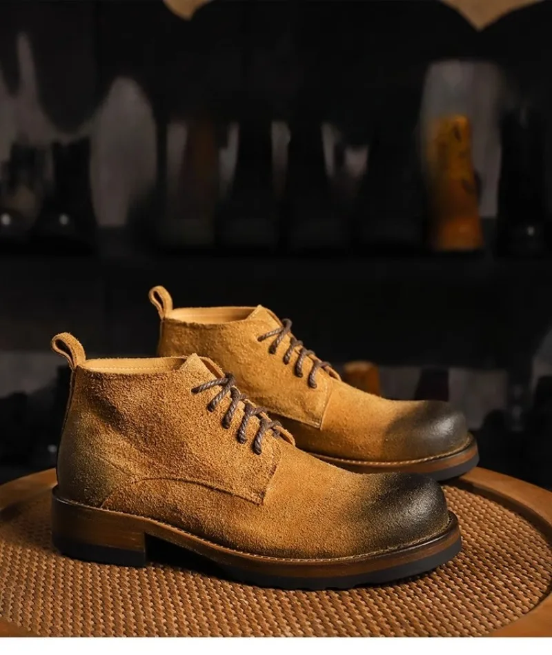 Luxury Handmade Men's Ankle Boots