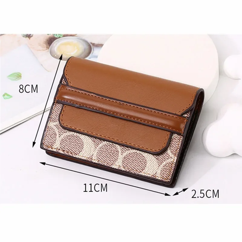 Card Bag Women's Multi-card Compact Wallet Document Storage Bag Women's Premium Sense Large Capacity Storage Wallet