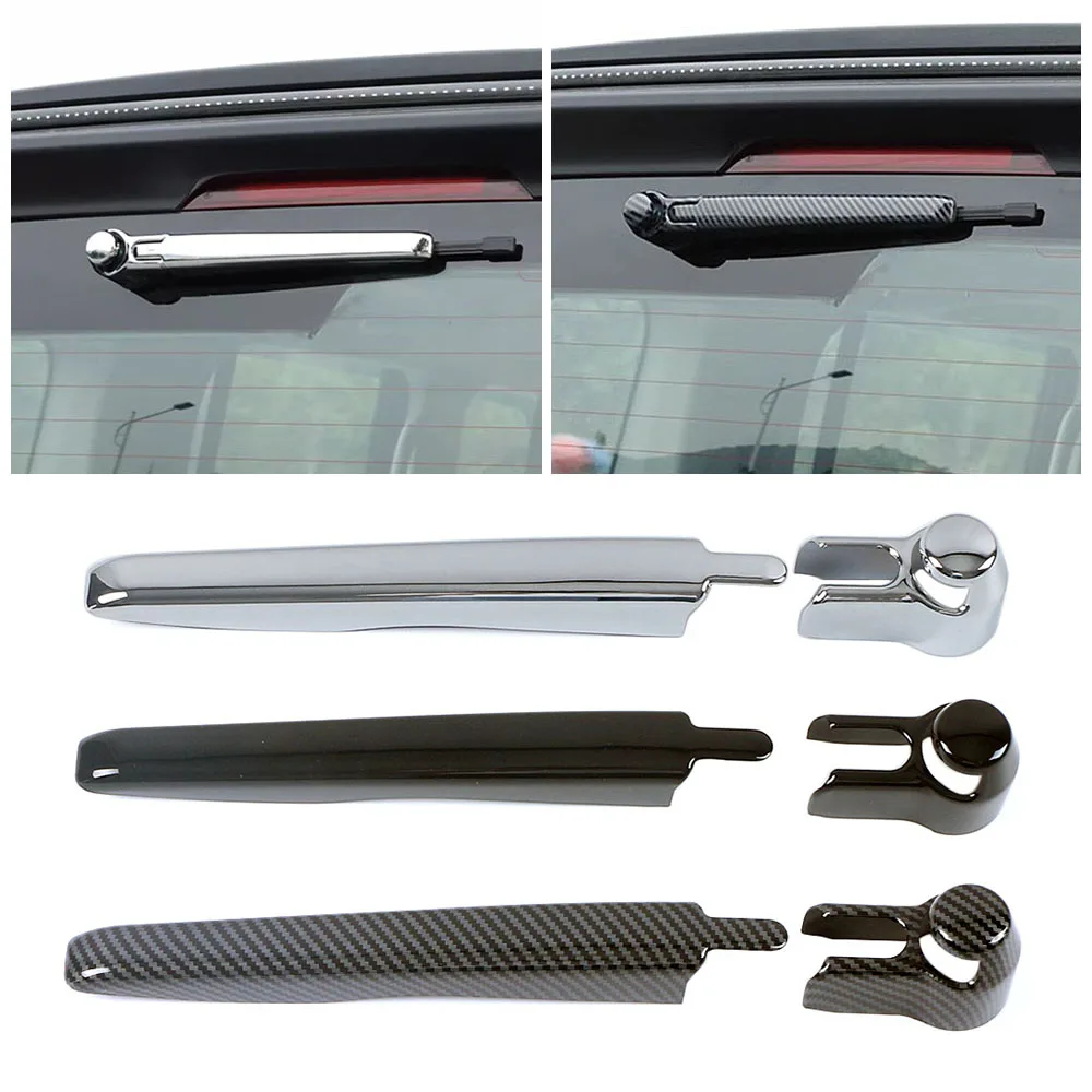 

Черная задняя крышка стеклоочистителя для GWM Tank 300 2022 2023 отделка заднего стекла стеклоочиститель карбоновый декоративный протектор хромированная наклейка