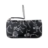 Wallet Color Rose Skull Long Wallet, Retro Skull Print Women's Clutch, Zipper Position Randomly 2