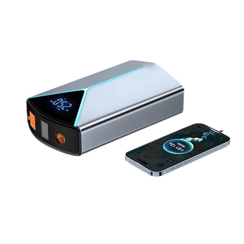 Car emergency start power supply, air pump integrated with electric treasure