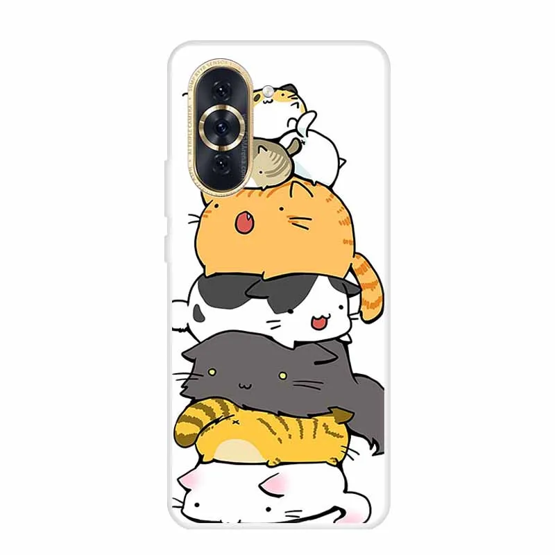 Huawei Nova 10 Pro Clear Marble Soft TPU Silicone Back Cover – Elegant Protective Case