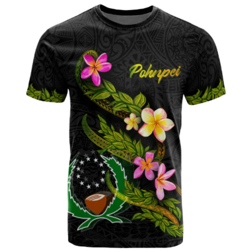 

Новинка лета 2023POHNPEI 3D футболки с принтом понпей для мужчин и женщин полинезийская уличная одежда винтажная свободная футболка с коротким рукавом в стиле Харадзюку