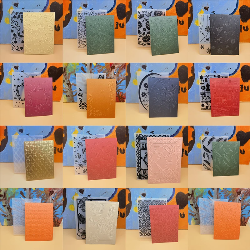 3d Bloem Achtergrond Embossing Map Plastic Scrapbooking Ambachtelijke