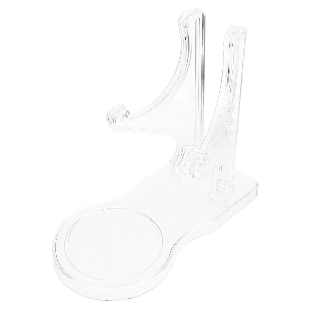 

Coffee Cup Plate Holder Espresso Teacup Saucer Display Rack Stand Heart-shaped Mug Acrylic Teacups