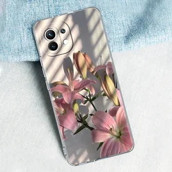 Elegant Lily Flower Print Phone Case Cover for Poco X7 Pro (A1)