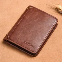 Luxury Designer Men's Wallet PU Leather Credit Card Holder Purse for Men Cardholder Wallets Female Handbag Carteira Masculina 1