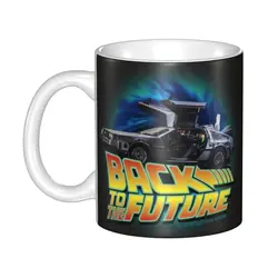 Customized Back to the Future Ceramic Mug - Sci - Fi Inspired Tea, Milk, Coffee & Beer Cup for Outdoor and Work Adventures (6)