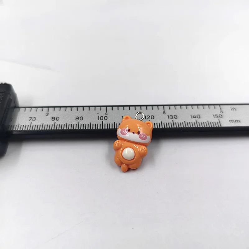 WYSIWYG 15pcs 20x10mm Pendant Little Fox Animal Fox Charm Pendants For Jewelry M