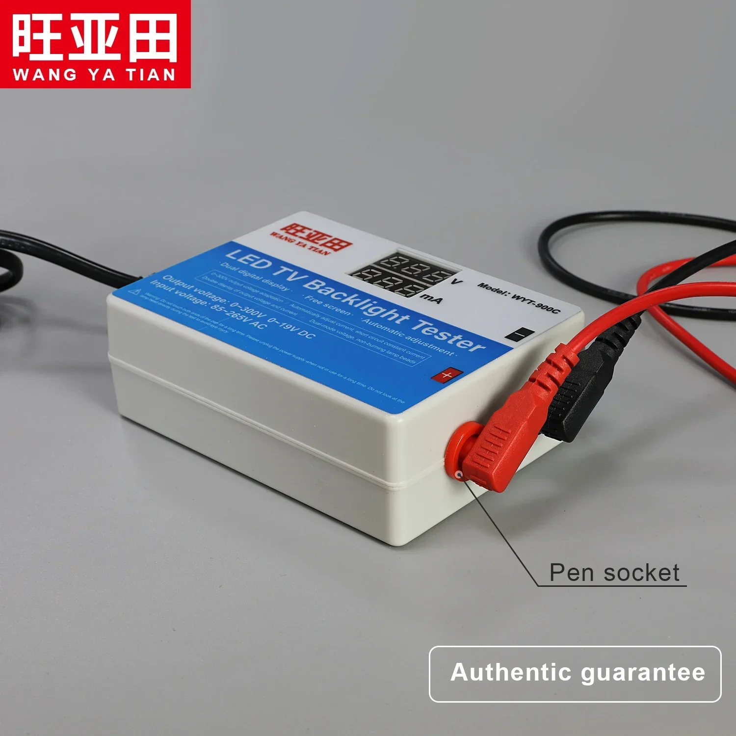 LED Tester 0-300V Output LED TV Backlight LED Strips Test Tool with Current and Voltage Display Measurement