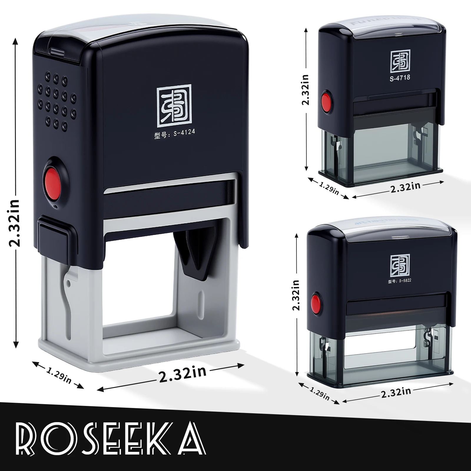 Clear Stamps Clear Rubber Stamps Custom Stamp Clear & Crisp Impressions Personalized Self-Inking Rubber Stamp Use for Address Stamp and More