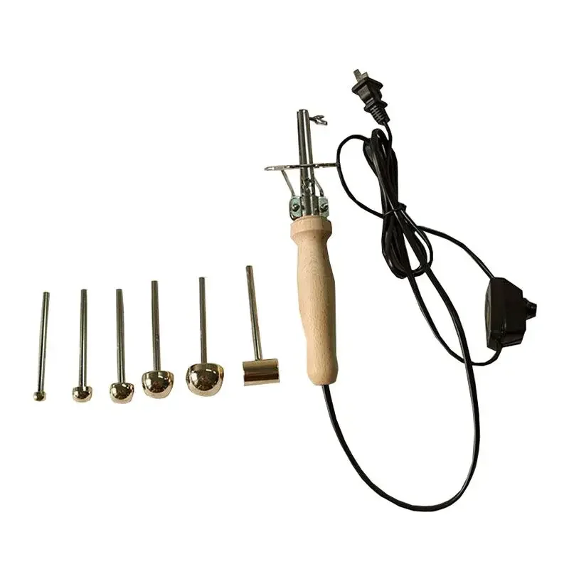 17 Heads Electric Fabric Flower Maker Artificial Flower Ironing Machine Fake Making Tools Set NEW